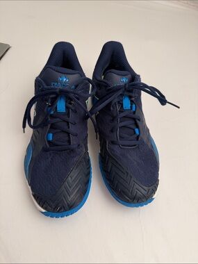 Diadem Court Burst blue and yellow court shoe sneaker 9